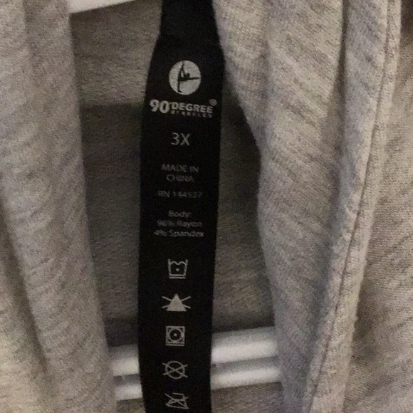 Plus Size 90 Degree Edge to edge cardigan - Picture 3 of 3